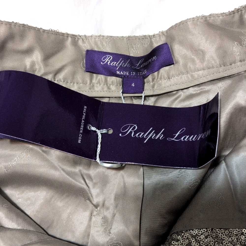 Welles Embellished Wide-Leg Pant. Ralph Lauren Collection - Picture 2 of 12